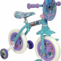 Stitch 2 in 1 10" Training Bike - Blue/Purple - Image 2
