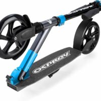 Osprey XS2 Big Wheel Folding Scooter - Black/Blue - Image 3
