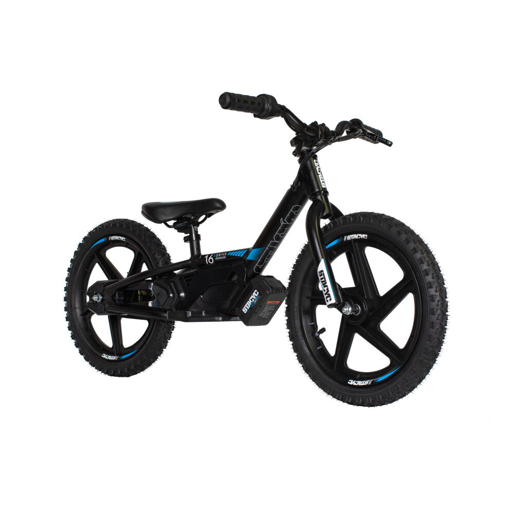 Stacyc Electric Balance Bike 16E-Drive, 4Ah - Black/Blue