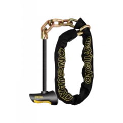OnGuard Beast Loop and T Chain Lock Black/Yellow