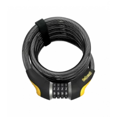 OnGuard Doberman Combo Cable Lock 15mm Black/Yellow