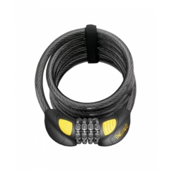 OnGuard Doberman Combo Cable Lock LED Black/Yellow