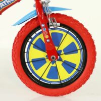 Dino Paw Patrol Kids Bike with 14" Wheels and Stabilisers - Image 4