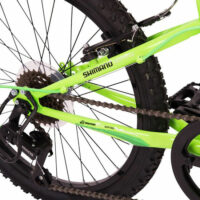 Huffy Extent 20" Kids Bike, 6 Speed - Antifreeze Green - Image 4
