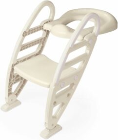 Dolu Toilet Trainer With Adjustable Non-Slip Ladder - Beige