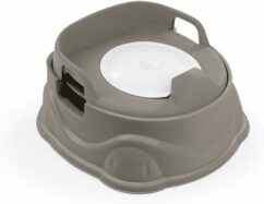 Dolu 3in1 Potty/Toilet Adapter/Step Up Stool - Grey