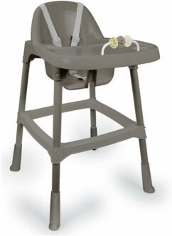 Dolu High Chair - Stone Grey