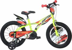 Dino Raptor 14" Kids Bike - Yellow