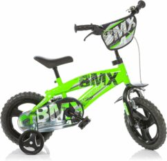 Dino BMX 12" Kids Bike - Green