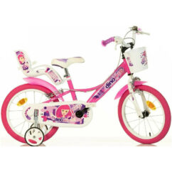 Dino Fairy 16" Kids Bike - Pink