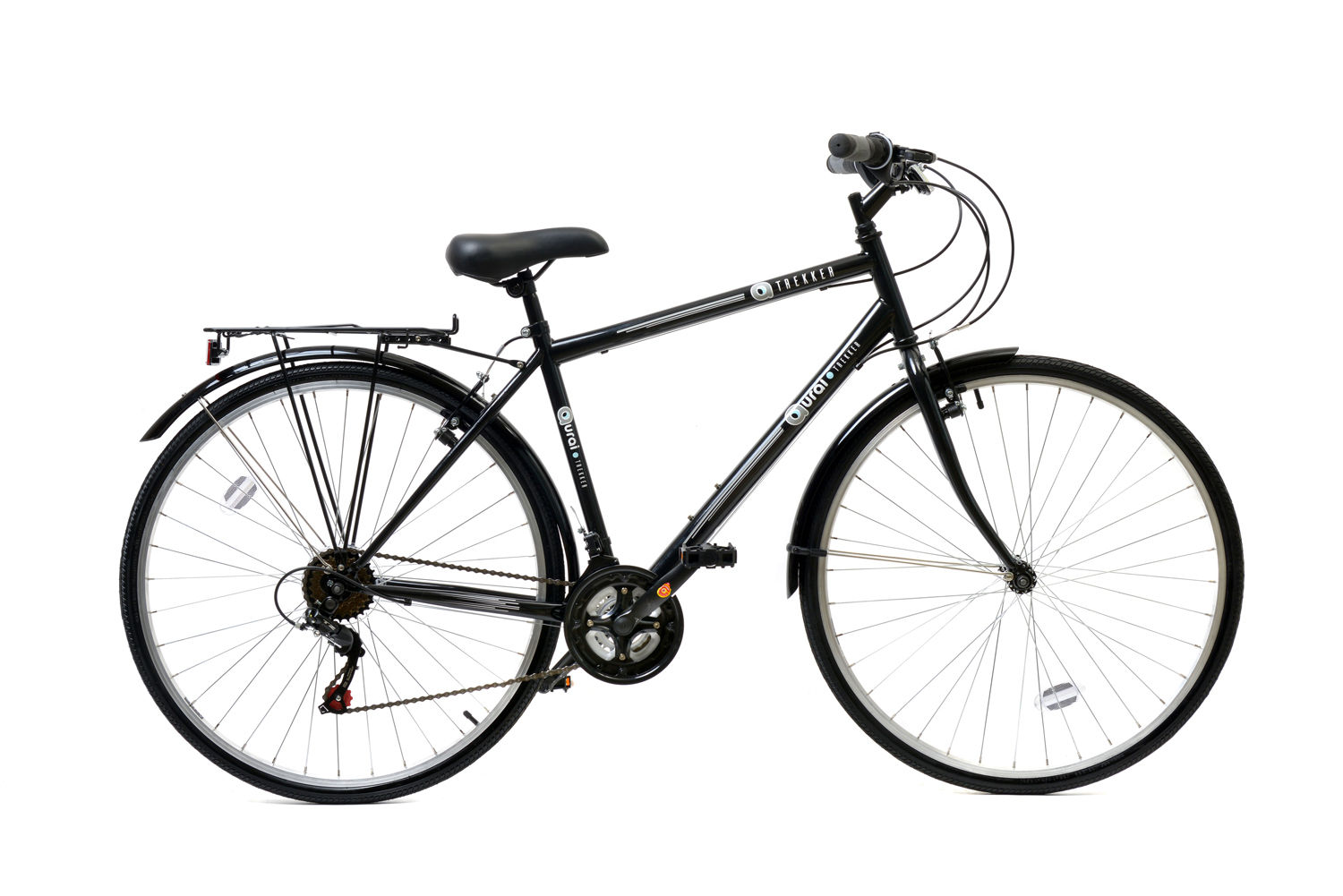 Imperfect Aurai Trekker Unisex Heritage Bike 700c Wheel 18 Speed Black