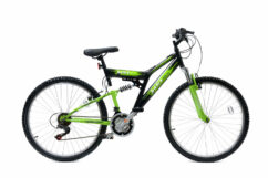 Imperfect Basis 2 Full Suspension Mountain Bike - 26" Wheel - 18 Speed Black Green