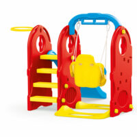 Imperfect Dolu 4-In-1 Garden Kids Playground, Swing and Slide Set - 18 Months + - Image 3