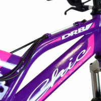 Imperfect Dallingridge Chic Junior Girls Full Suspension Mountain Bike, 24" Wheel - Purple - Image 2
