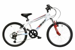 Imperfect Dallingridge Brave Junior Hardtail Mountain Bike, 20" Wheel - Gloss White/Red