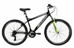 Imperfect Dallingridge Pulsar Hardtail Mountain Bike, 26" Wheel - Black/Green