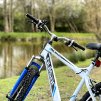 Imperfect Dallingridge Pulsar Hardtail Mountain Bike, 26" Wheel - Ice White/Blue - Image 6