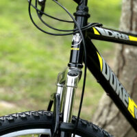 Imperfect Dallingridge Duke DS Full Suspension Mountain Bike, 26" Wheel - Black/Yellow - Image 5