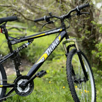 Imperfect Dallingridge Duke DS Full Suspension Mountain Bike, 26" Wheel - Black/Yellow - Image 8