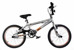 Imperfect XN Area 44 20" Freestyle BMX Bike w/ 360 Gyro - Metallic Grey/Orange