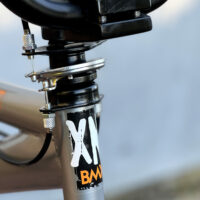 Imperfect XN Area 44 20" Freestyle BMX Bike w/ 360 Gyro - Metallic Grey/Orange - Image 3