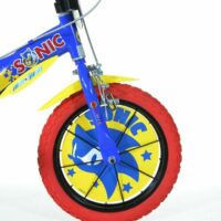 Imperfect Dino Sonic Kids 16" Wheel Bike - Blue/Yellow - Image 4