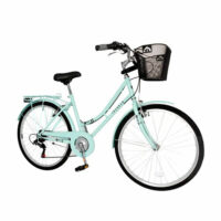 Imperfect Aurai Trekker Ladies Heritage Bike, 26" Wheel, 6 Speed - Lagoon - Image 2