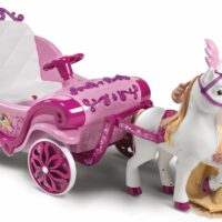 Huffy Disney Princess Royal Horse and Carriage Electric Ride On 6v - Pink - Image 4