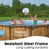 Bestway Steel Pro Max 14' x 42" Splashview Round Pool Set - Image 4