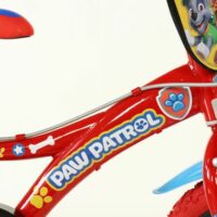 Imperfect Dino Paw Patrol Kids Bike with 14" Wheels and Stabilisers - Image 5