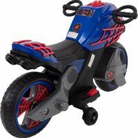 Huffy Marvel SpiderMan Kid’s 6V Battery Ride-On Motorbike with Lights - Blue - Image 3