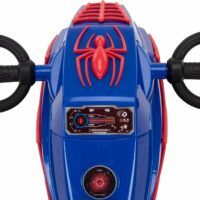 Huffy Marvel SpiderMan Kid’s 6V Battery Ride-On Motorbike with Lights - Blue - Image 6