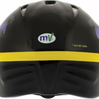 Batman Kids Safety Helmet 52-56cm - Black/Yellow - Image 2