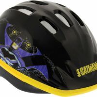 Batman Kids Safety Helmet 52-56cm - Black/Yellow - Image 4
