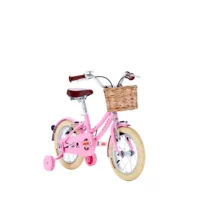 Raleigh Juniper 14in Wheel Kids Bike - Pink - Image 5