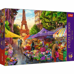 Trefl Tea Time: Flower Market, Paris 1000 Piece Puzzle