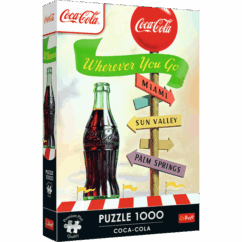 Trefl Coca-Cola: Wherever You Go 1000 Piece Puzzle