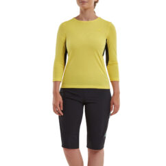 Altura Kielder Women's Lightweight 3/4 Sleeve Cycling Jersey - Yellow