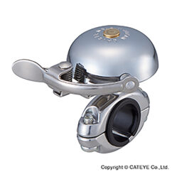 CatEye OH-2300B Hibiki Brass Bell - Polished Silver
