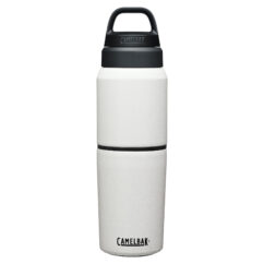 CamelBak MultiBev SST Vacuum Stainless 500ml Bottle with 350ml Cup - White/White