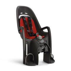 Hamax Zenith Relax Child Bike Seat With Carrier Adapter - Grey/Red
