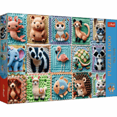 Trefl Tea Time: Crochet Animals 1000 Piece Puzzle