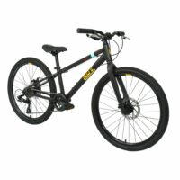 HOY Pentland 24in Kids Bike, 8 Speed - Black/Gold - Image 2