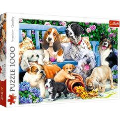 Trefl Dogs In The Garden 1000 Piece Puzzle