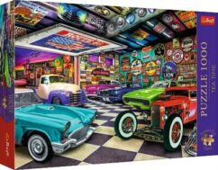 Trefl Tea Time: Car Collectors Garage 1000 Piece Puzzle