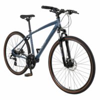 Claud Butler Explorer 3.0 Hybrid Bike, 21 Speed - Blue - Image 2