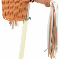 MoVe Mini Go! Tilt Scooter with Basket and Tassels - Cream - Image 6