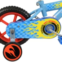 Hot Wheels 12inch Kids Bike with Stabilisers - Blue - Image 8