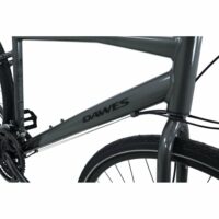 Dawes Discovery 1.0 Cross Bar Ladies Hybrid Bike, 700c Wheel, 7 Speed - Grey - Image 2