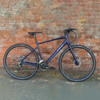 Dawes Discovery 2.0 Cross Bar Ladies Hybrid Bike, 700c Wheel, 8 Speed - Blue - Image 9